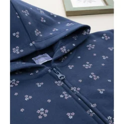 Prenatal Sudadera azul con flores allover para niña* Niña 2-10 Años·Jerséis Y Sudaderas|Niña·Niña 2-10 Años