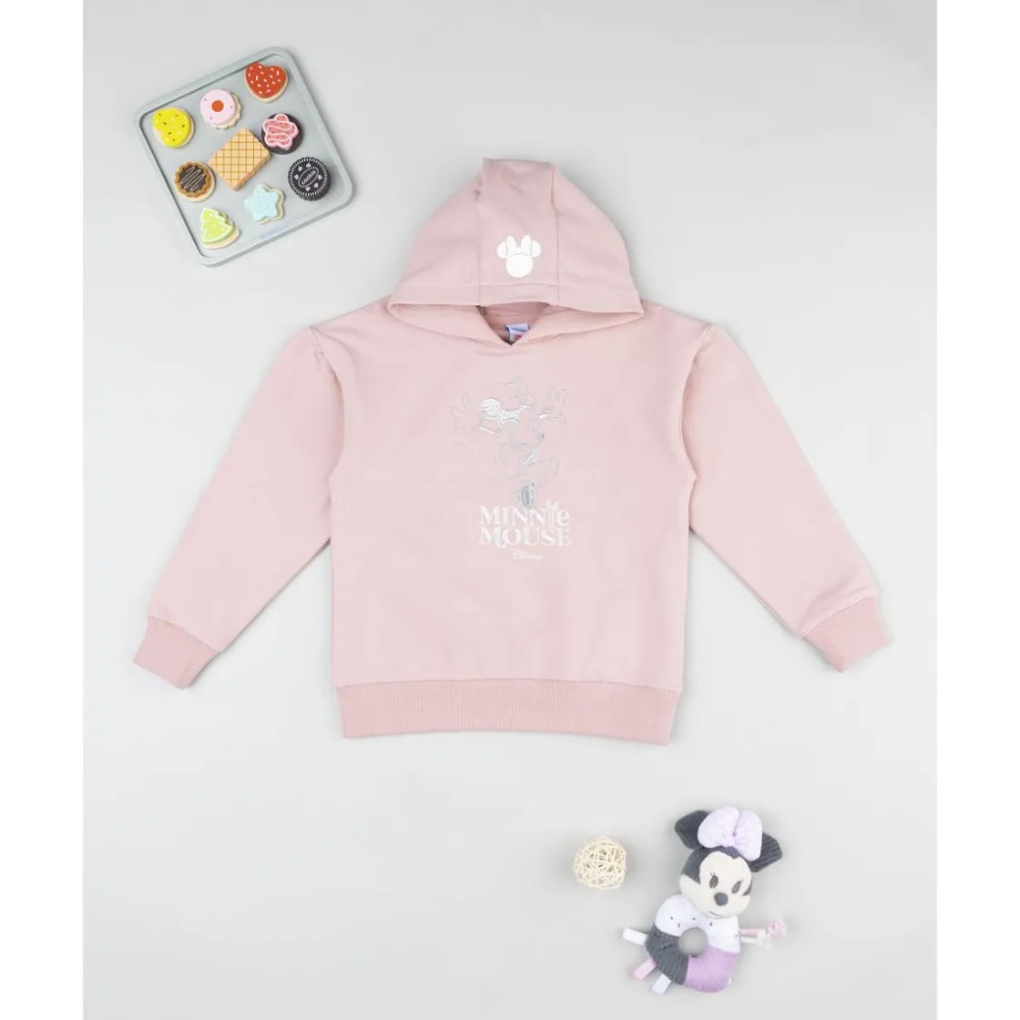 Prenatal Sudadera con capucha Minnie para niña en rosa* Niña 2-10 Años·Abrigos Y Plumíferos|Niña·Niña 2-10 Años