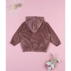 Prenatal Sudadera de niña en terciopelo rosa* Niña·Bebé Niña 3-36 Meses|Bebé Niña 3-36 Meses·Jerséis Y Cardigans