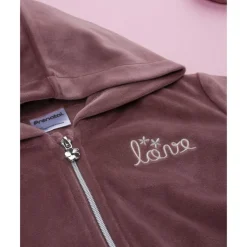 Prenatal Sudadera de niña en terciopelo rosa* Niña·Bebé Niña 3-36 Meses|Bebé Niña 3-36 Meses·Jerséis Y Cardigans