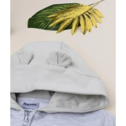 Prenatal Sudadera gris con capucha y estampado de oso para niño* Niño·Bebé Niño 3-36 Meses|Bebé Niño 3-36 Meses·Jerséis Y Cardigans