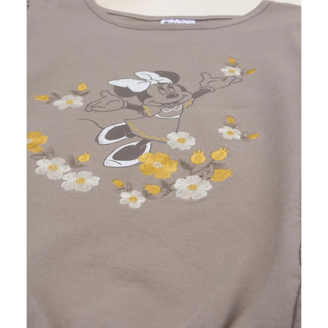 Prenatal Sudadera marrón para niña con estampado de Minnie* Niña 2-10 Años·Abrigos Y Plumíferos|Niña·Niña 2-10 Años