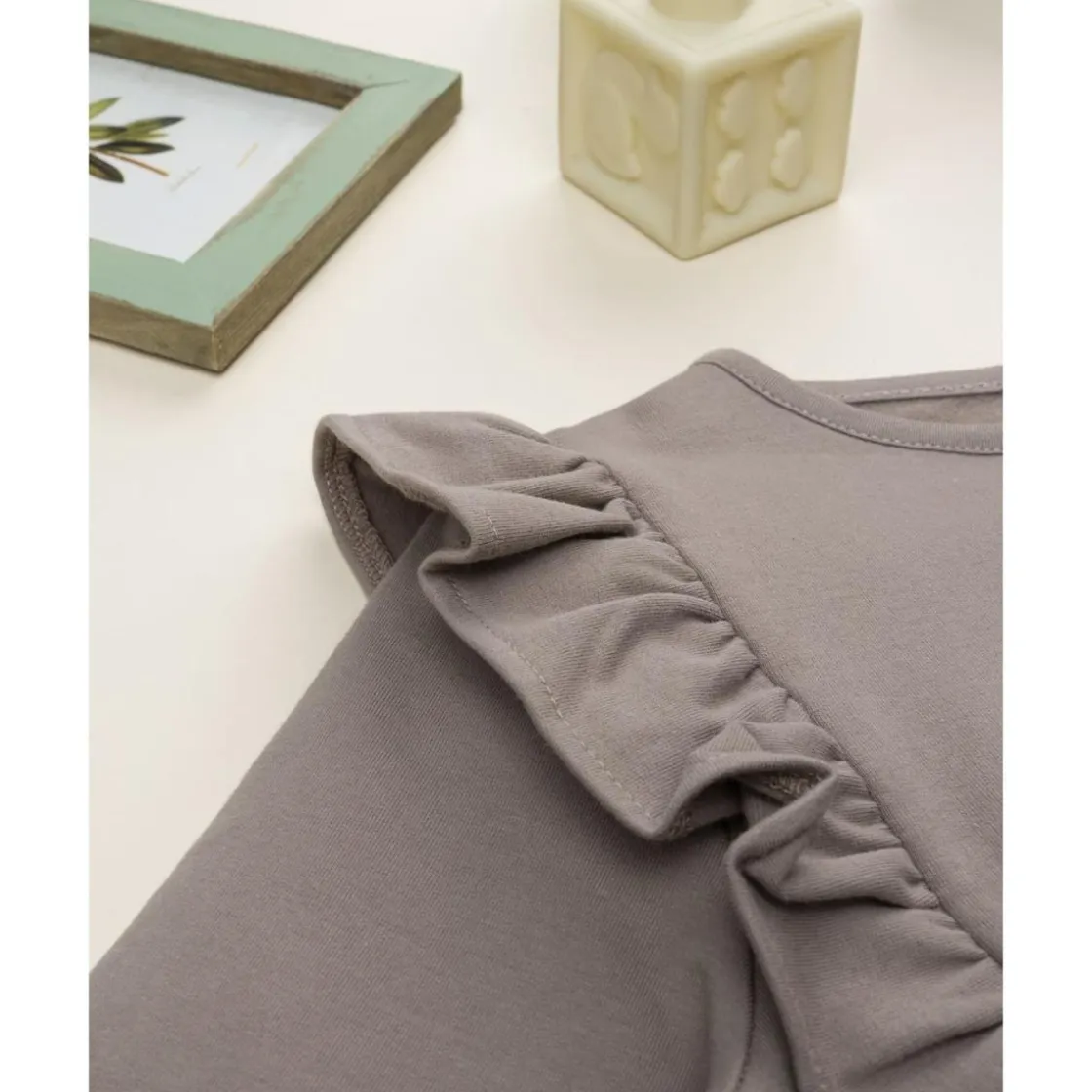 Prenatal Sudadera marrón para niña con estampado de Minnie* Niña 2-10 Años·Abrigos Y Plumíferos|Niña·Niña 2-10 Años