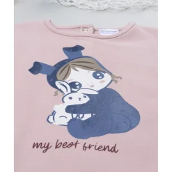 Prenatal Sudadera niña rosa con estampado* Niña·Bebé Niña 3-36 Meses|Bebé Niña 3-36 Meses·Abrigos Y Plumíferos