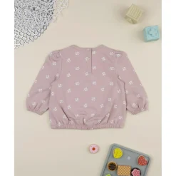 Prenatal Sudadera niña rosa con flores blancas* Niña·Bebé Niña 3-36 Meses|Bebé Niña 3-36 Meses·Abrigos Y Plumíferos