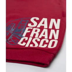 Prenatal Sudadera niño burdeos “San Francisco”