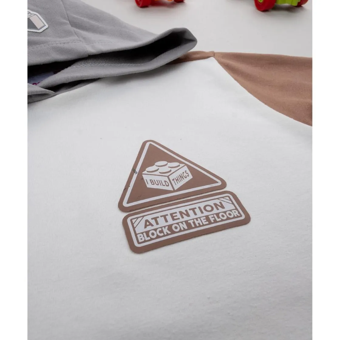 Prenatal Sudadera niño color block marrón