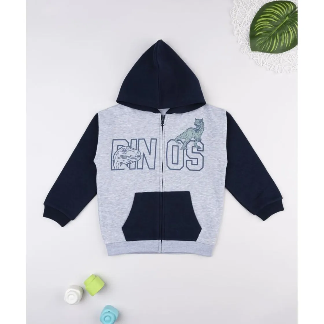Prenatal Sudadera niño gris/azul “Dinos” con capucha* Niño·Niño 2-10 Años|Niño 2-10 Años·Jerséis Y Sudaderas