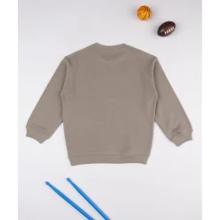 Prenatal Sudadera niño marrón dinosaurios