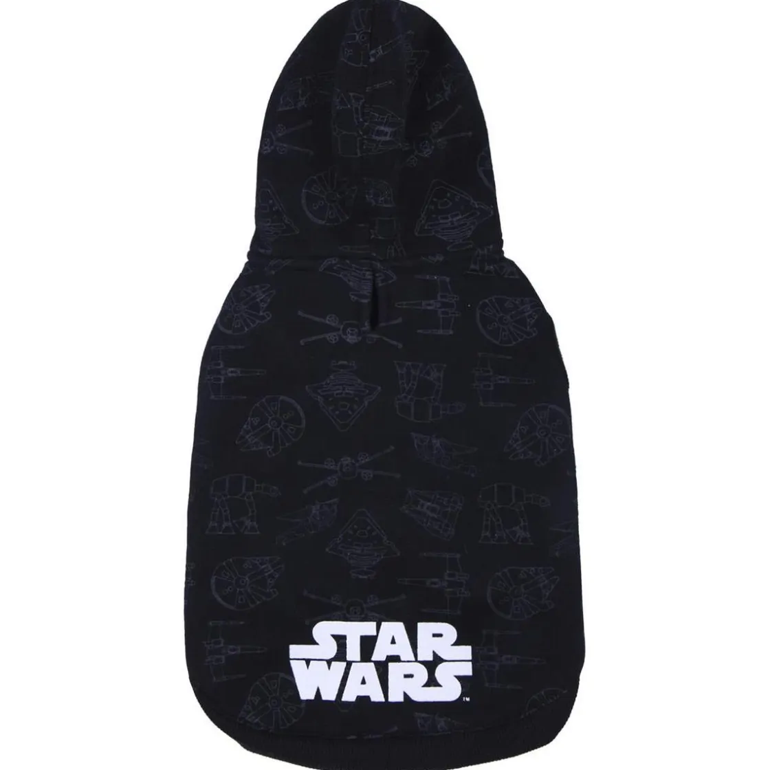 ARTESANIA CERDÁ Sudadera para perro Cotton Brushed Darth Vader XXS
