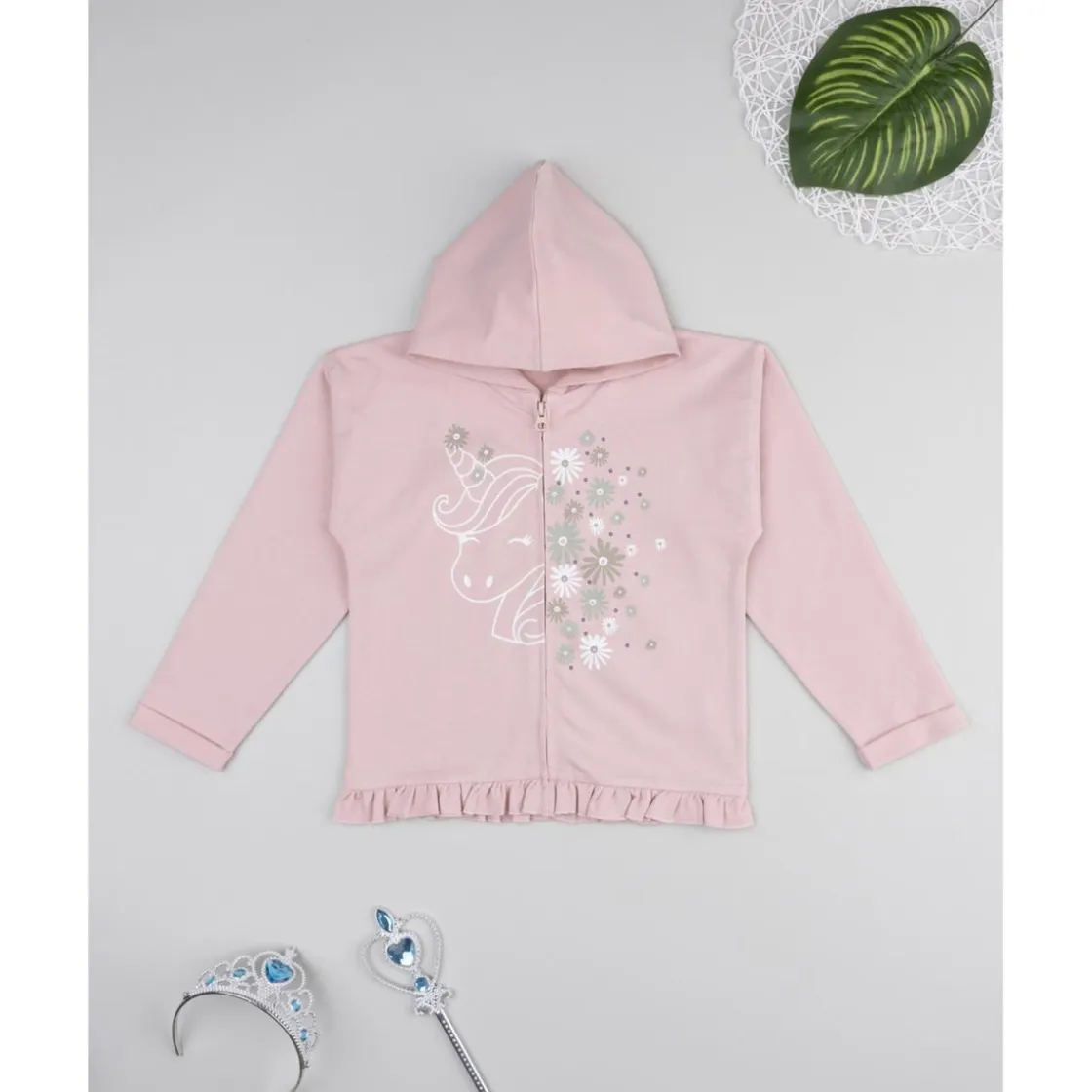 Prenatal Sudadera rosa niña unicornio
