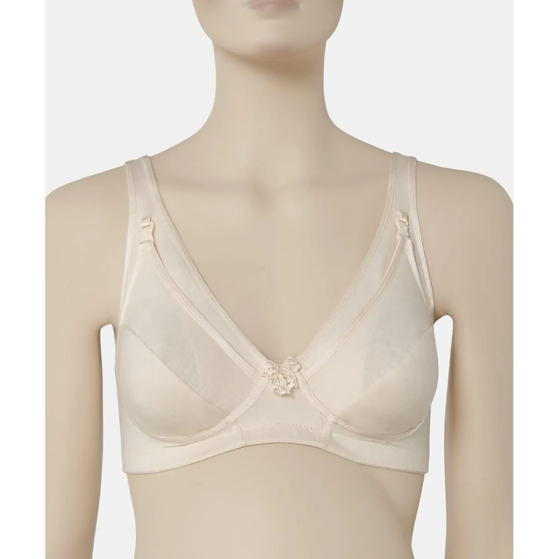 Prenatal Sujetador de lactancia algodón licra color piel copa d* Íntimo Y Noche·Sujetadores Lactancia|Premamá·Íntimo Y Noche