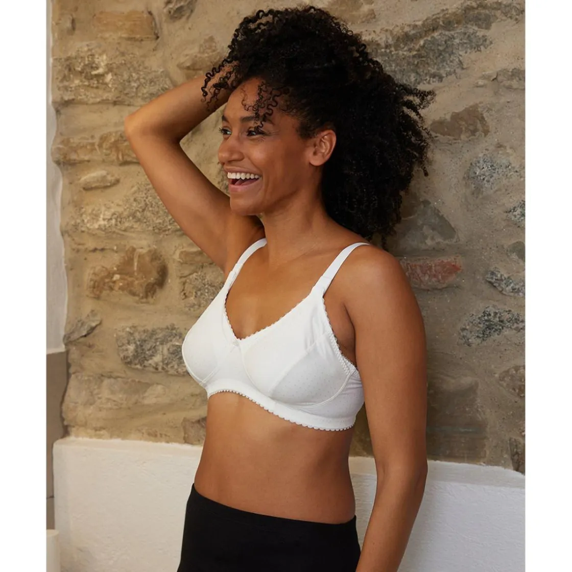 Prenatal Sujetador de lactancia blanco de lunares - copa d* Íntimo Y Noche·Sujetadores Lactancia|Premamá·Íntimo Y Noche