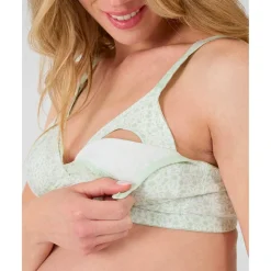 Prenatal Sujetador de lactancia con estampado floral