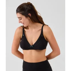 Prenatal Sujetador de Lactancia Negro con Lazo Decorativo* Premamá·Íntimo Y Noche|Íntimo Y Noche·Sujetadores Lactancia