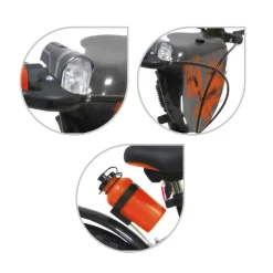 SUN&SPORT Sun & Sport - Bicicleta 16 pulgadas negra