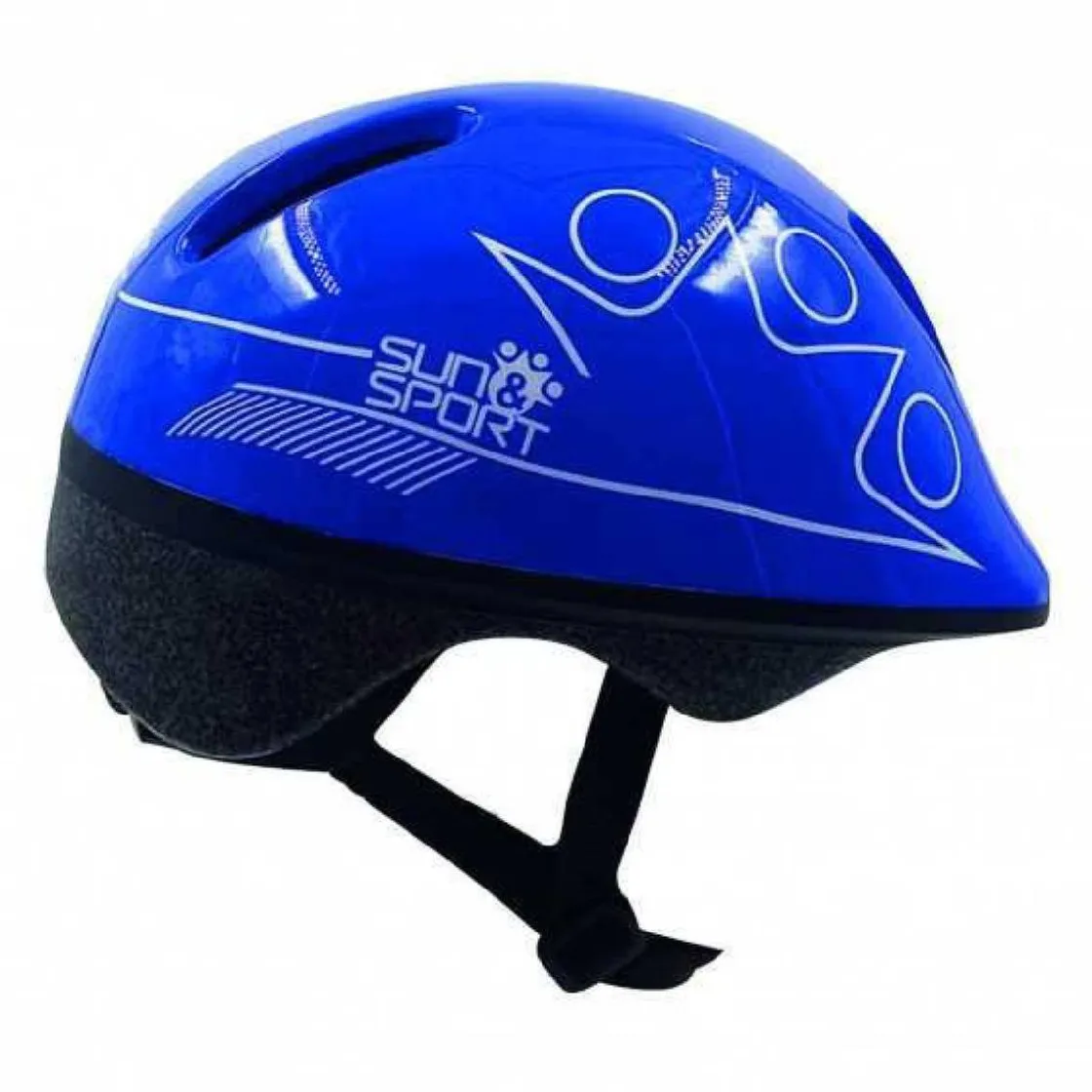 SUN&SPORT Sun & Sport - Casco azul 50-52 cm