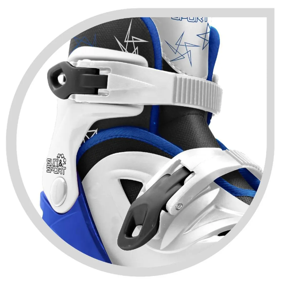 SUN & Sport - Patines azules en línea Talla 36-40* Patines Y Monopatines