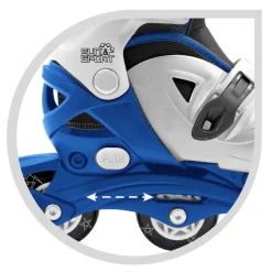 SUN & Sport - Patines azules en línea Talla 36-40* Patines Y Monopatines