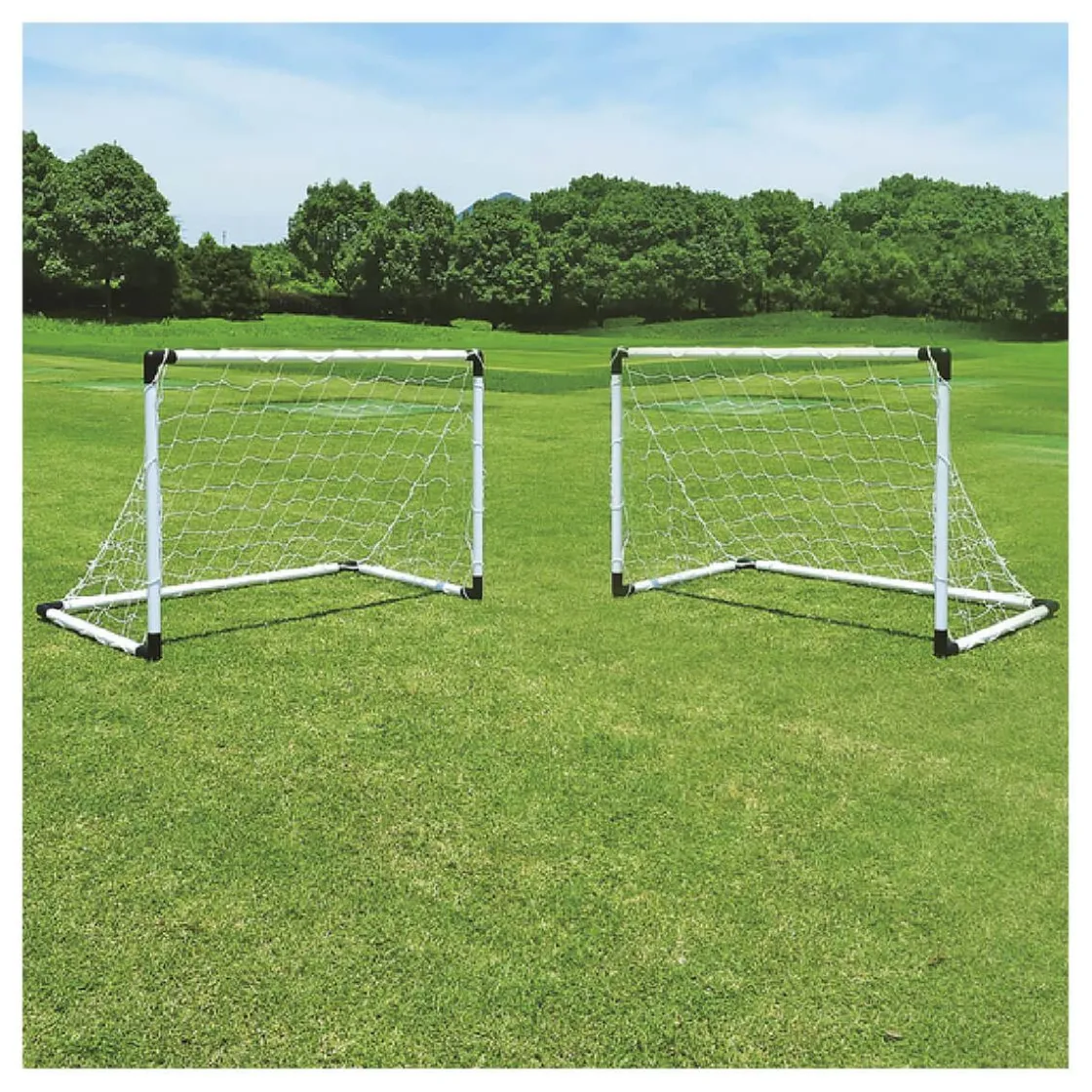 SUN&SPORT Sun & Sport - Portería de fútbol modular 2 en 1