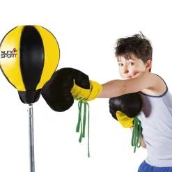 SUN&SPORT Sun and Sport - Punching ball con guantes de boxeo
