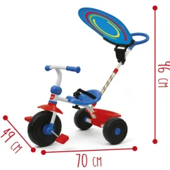 SUN&SPORT Sun and Sport - Triciclo Triky Go azul ㅤ* Motos Y Triciclos