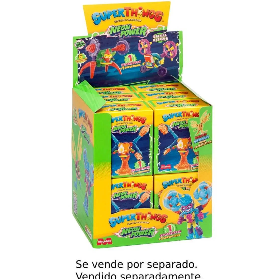 SUPER THINGS SuperThings - Neon Power - Exoskeletons (varios modelos)* Figuras De Acción