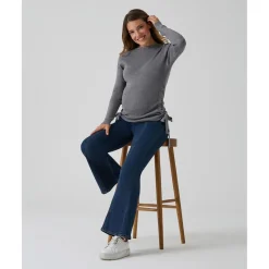 Prenatal Suéter premamá gris con lazos* Premamá·Moda|Moda·Prendas De Punto