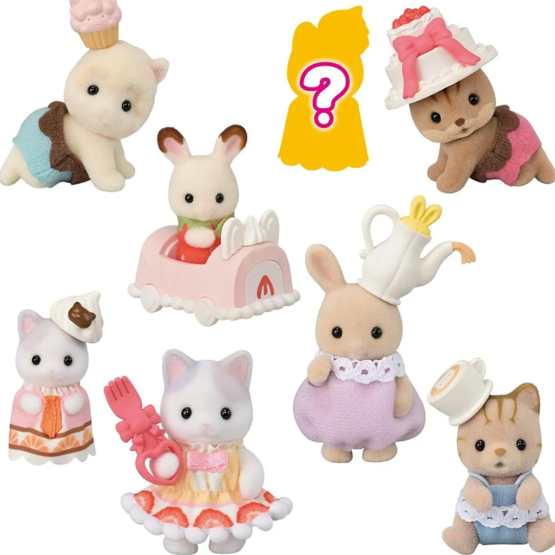 EPOCH PARA IMAGINAR S.L. Sylvanian Families - Bolsa con bebé sorpresa - Edición dulces disfraces* Coleccionables Y Mini Mundos