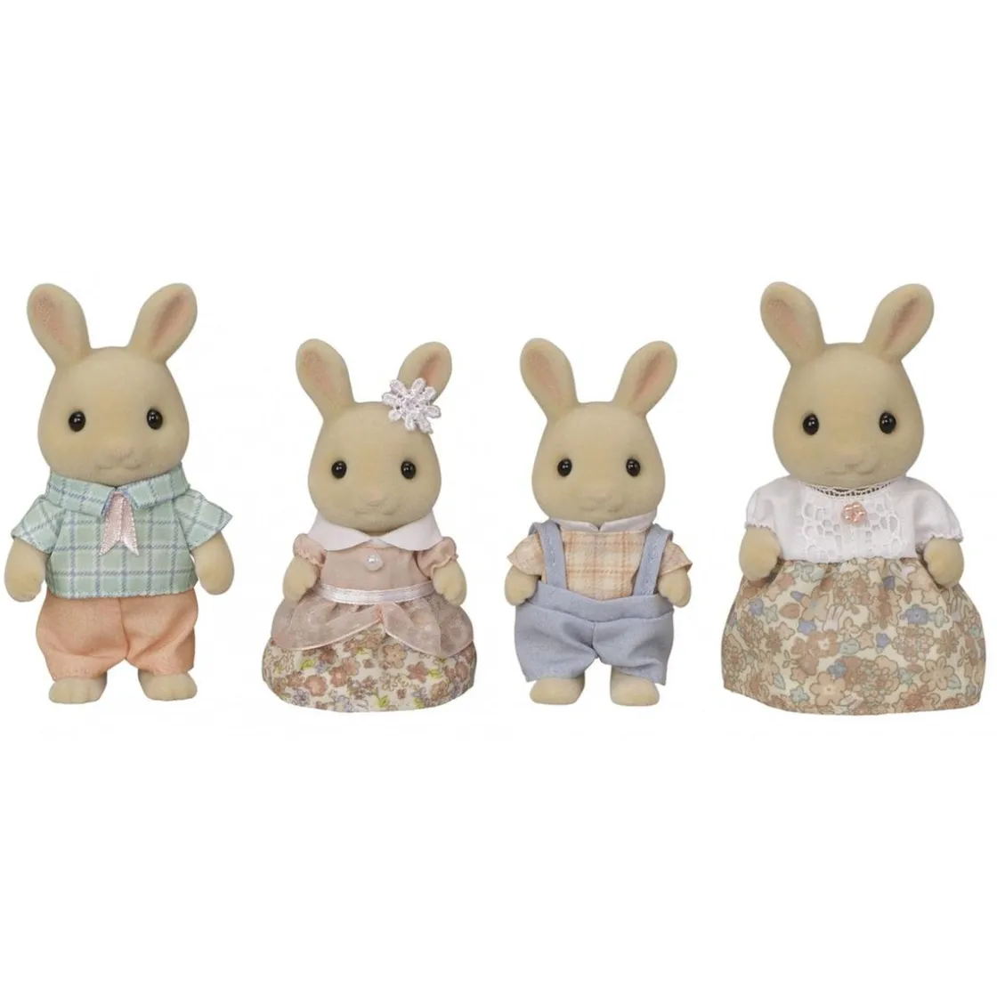 EPOCH PARA IMAGINAR S.L. Sylvanian Families - Familia conejo de leche - figura de juguete ㅤ* Coleccionables Y Mini Mundos