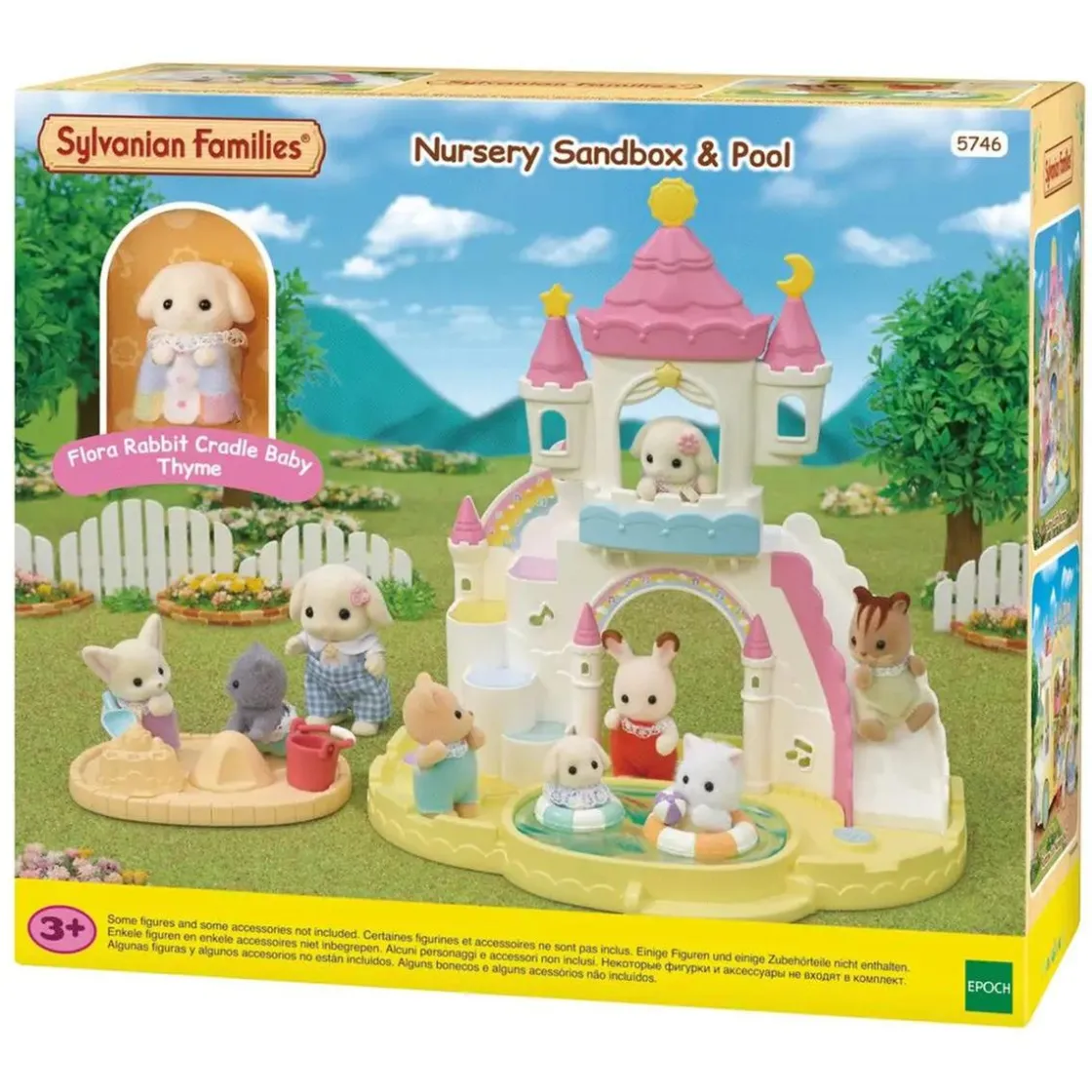 EPOCH PARA IMAGINAR S.L. Sylvanian Families - Juguete Caja de arena y piscina ㅤ