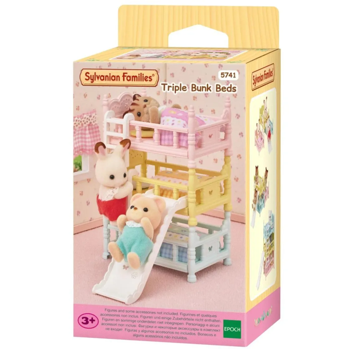 EPOCH PARA IMAGINAR S.L. Sylvanian Families - Literas triples juego de mueble infantil ㅤ