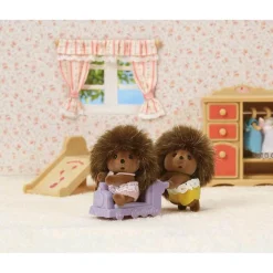 SYLVANIAN FAMILIES - Set 2 figuras erizos gemelos* Coleccionables Y Mini Mundos