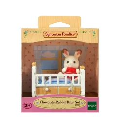 EPOCH PARA IMAGINAR S.L. Sylvanian Families - Set Bebé Conejo Chocolate (Cama)* Coleccionables Y Mini Mundos
