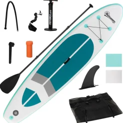 OUTSUNNY Tabla de paddle surf hinchable blanca* Deportes