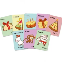 LUDILO Taco, Gorro, Tarta, Regalo, Pizza - Juego de mesa