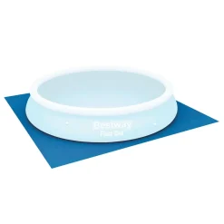 BEST WAY Tapiz de Suelo Flow Clear 396 x 396 cm* Piscinas|Juguetes De Verano