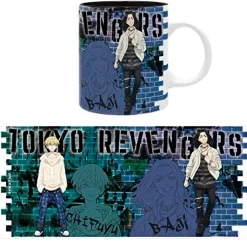 ABYSSE CORP Taza Tokyo Revengers 320 ml, diseño Baji & Chifuyu ㅤ* Friki Zone|Merchandising
