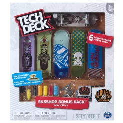 CONCENTRA Tech Deck - Bonus Pack 6 Skates (varios modelos)
