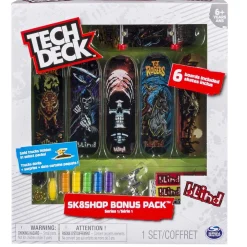 CONCENTRA Tech Deck - Bonus Pack 6 Skates (varios modelos)
