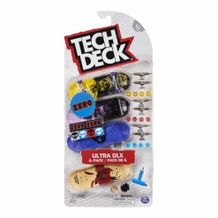 CONCENTRA Tech Deck - Pack 4 mini skates (varios modelos)* Vehículos Y Circuitos