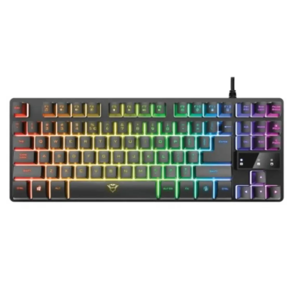 TOYS R US CE Teclado con iluminación TKL gaming - Trust GXT 833 THADO (español)* Videojuegos