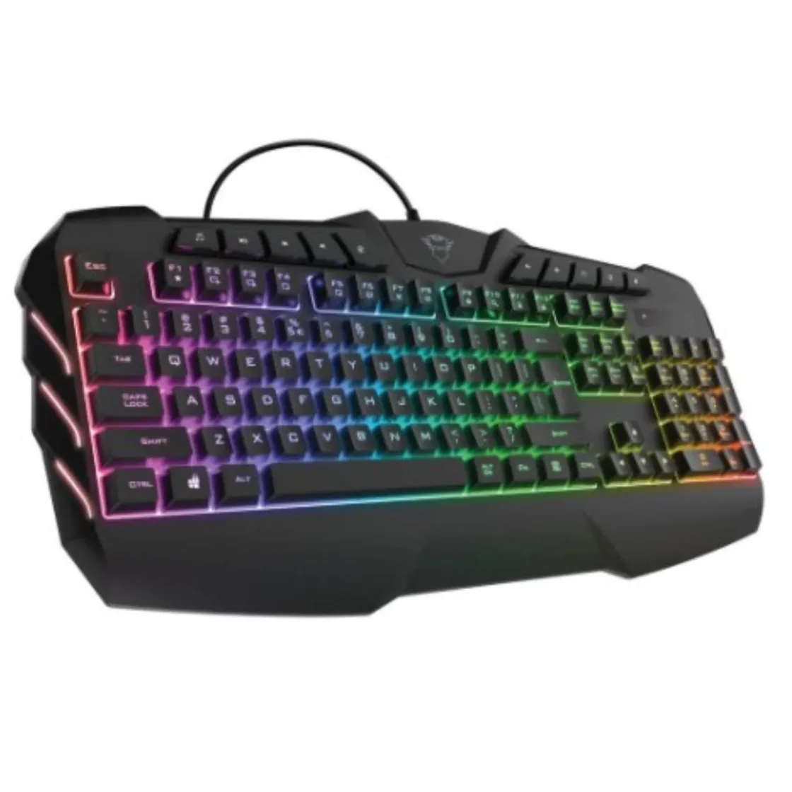 TOYS R US CE Teclado para Gaming Led semimecánico (Español) - Trust GXT 881 ODYSS