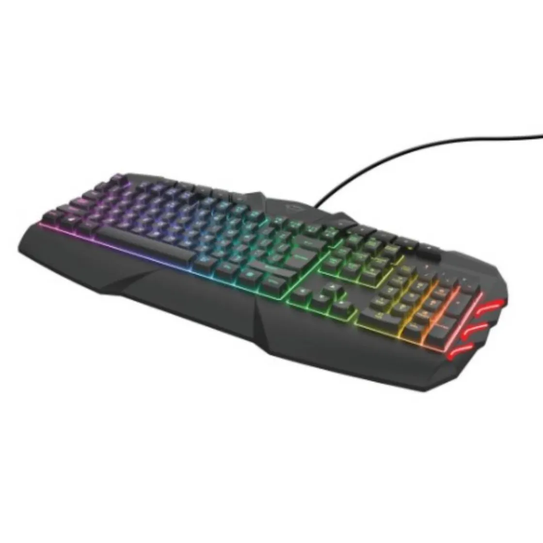 TOYS R US CE Teclado para Gaming Led semimecánico (Español) - Trust GXT 881 ODYSS