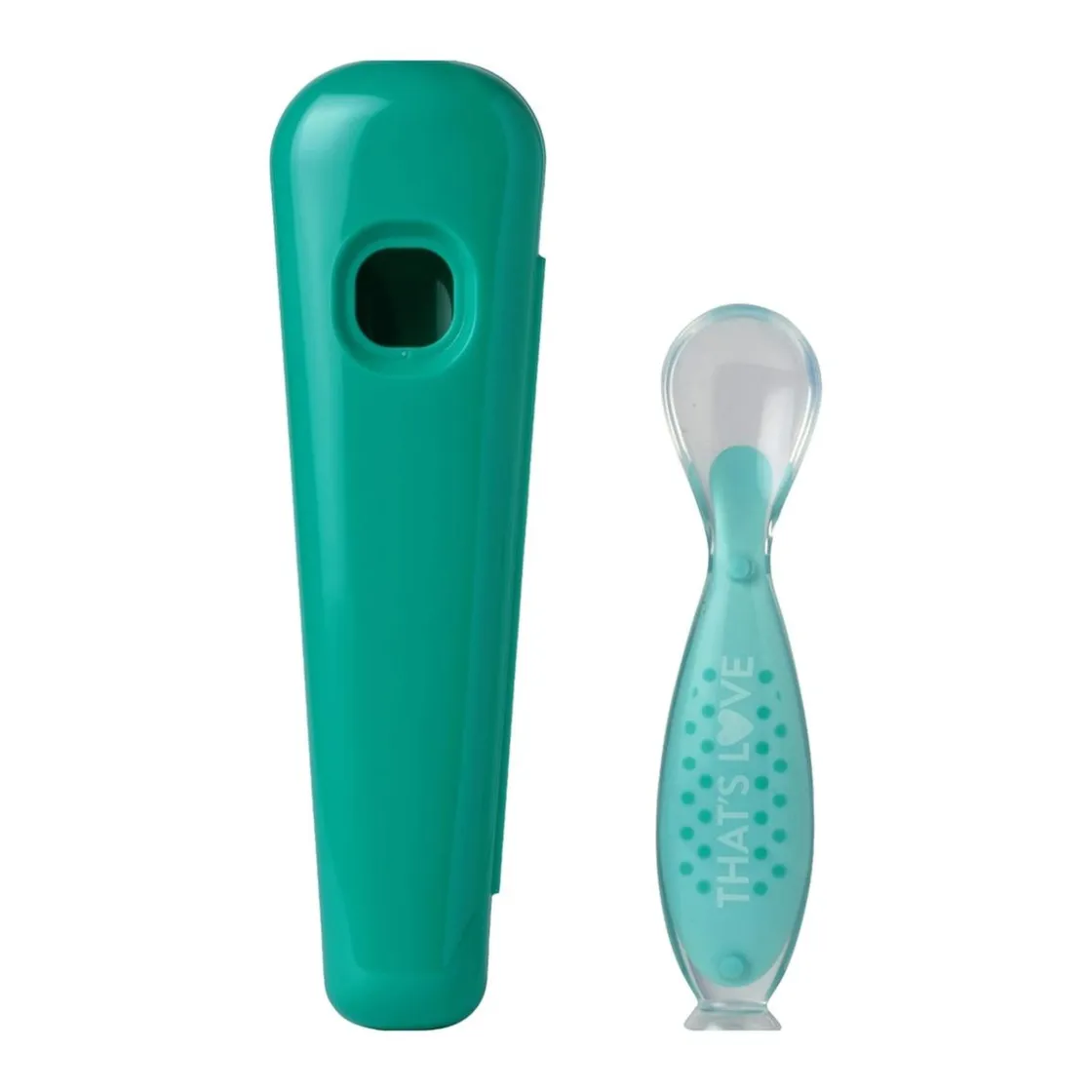 THAT'S LOVE - Cuchara de silicona con estuche* Preparación Comida Y Accesorios·Platos Y Cubiertos Infantiles