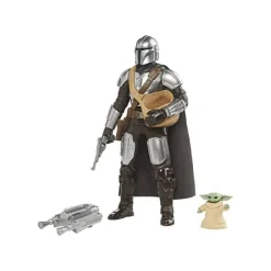 HASBRO EUROPEAN The Mandalorian - El Mandaloriano y Grogu - Figuras Galactic Action