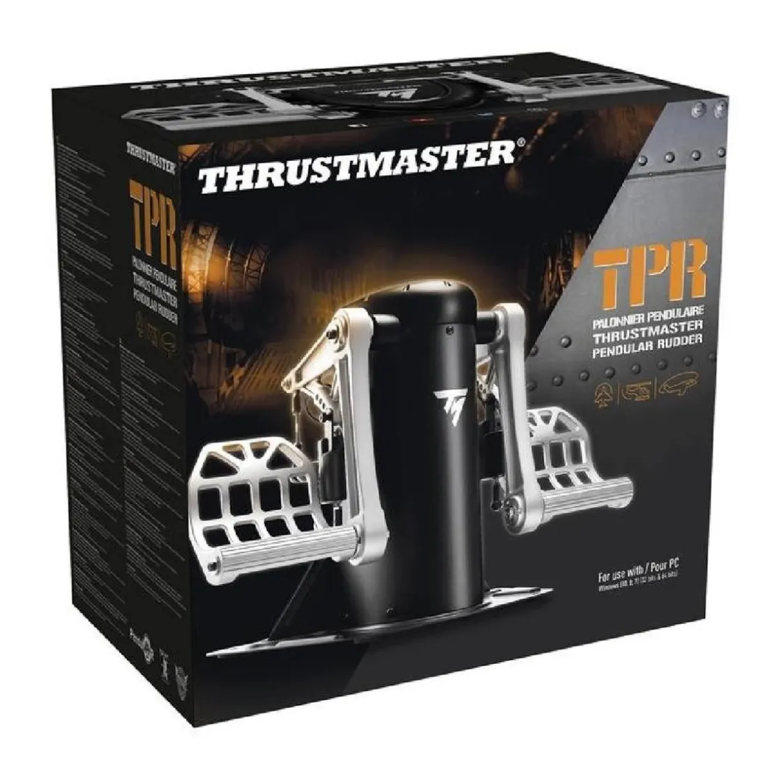 NEXT LEVEL RACING Thrustmaster - Pedales Pendular Rudder - PC* Videojuegos