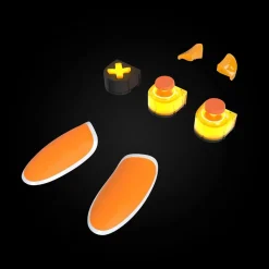 TOYS "R" US Thrustmaster - Protectores para mando eSwap X PRO - Orange Crystal Pack* Videojuegos