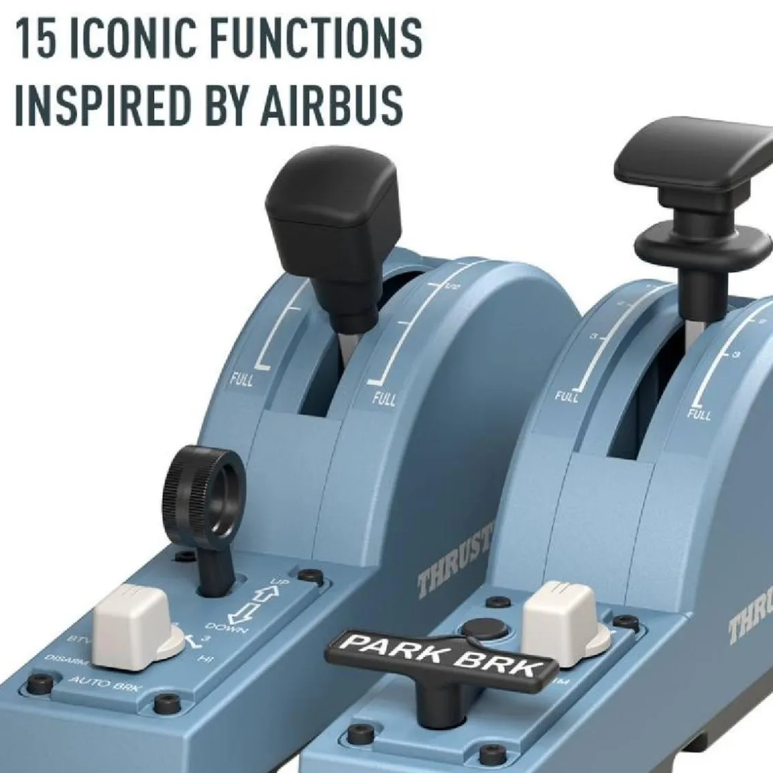 TOYS "R" US Thrustmaster - TCA Quadrant Add On Airbus Edition - PC* Videojuegos