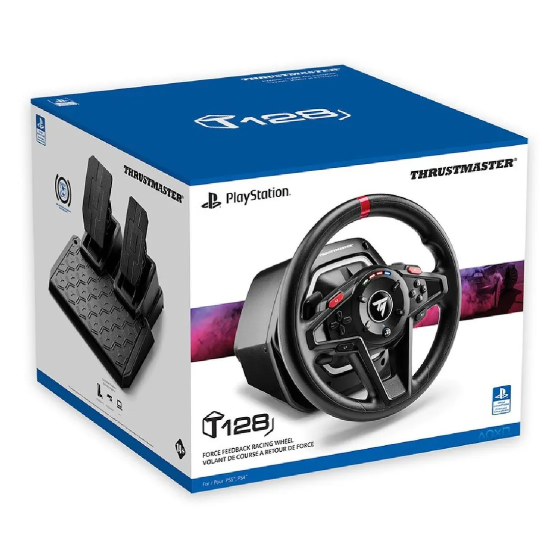 TOYS "R" US Thrustmaster - Volante y Pedales T128 Playstation* Videojuegos